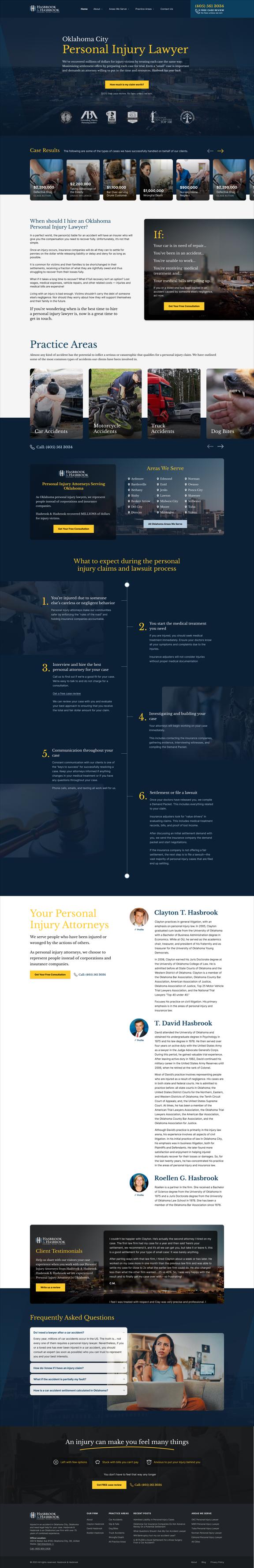 Screenshot of the website