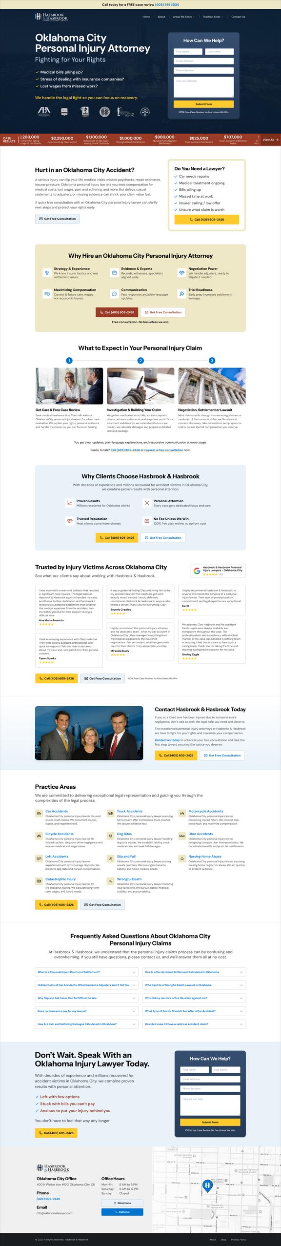 Screenshot of the website