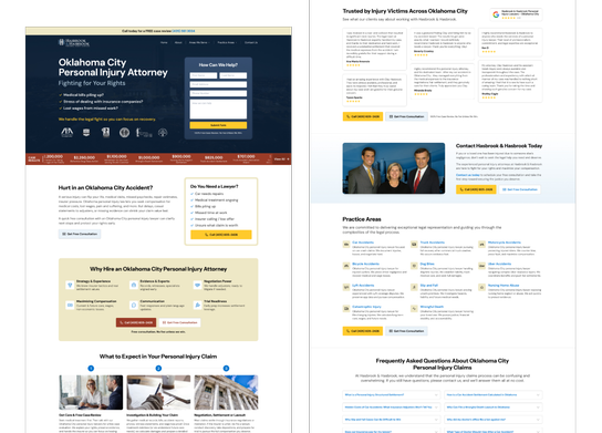 Screenshot of the website