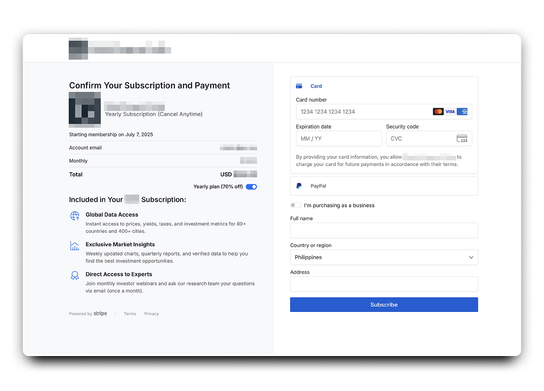 Checkout secreenshot