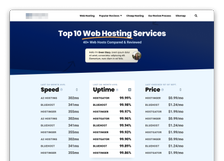 Screenshot of the website