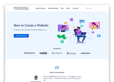 Screenshot of the website